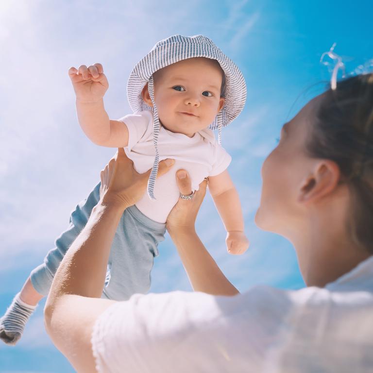 Newborn breathing